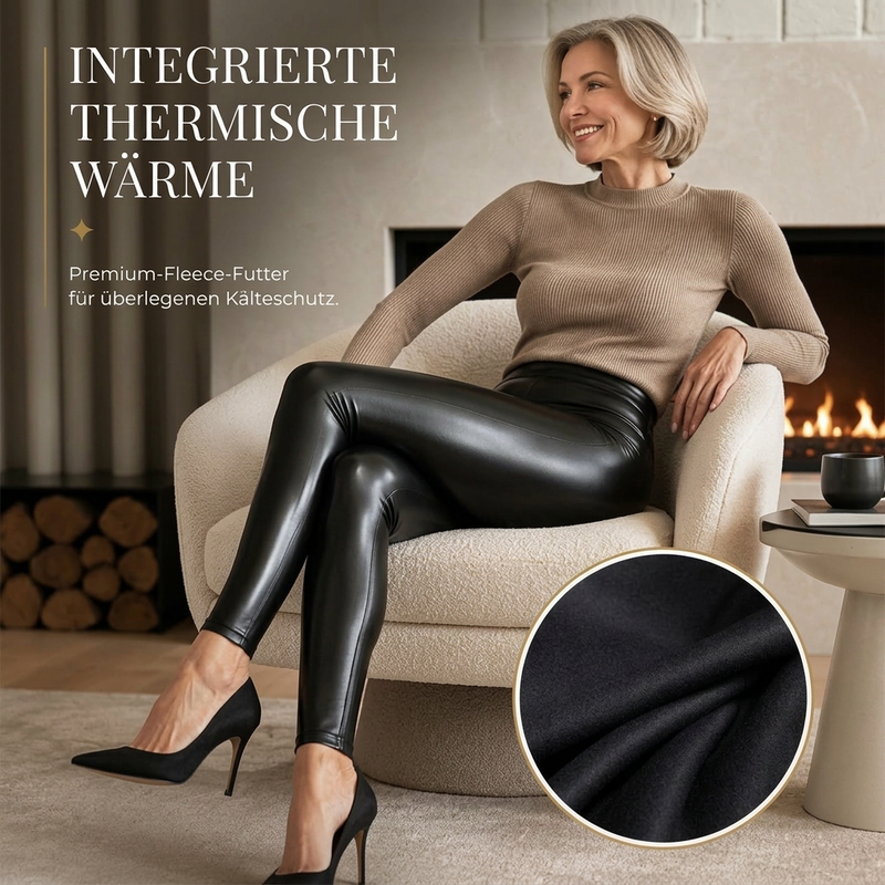 LederForm™ Hochgeschnittene PU-Leggings für Damen