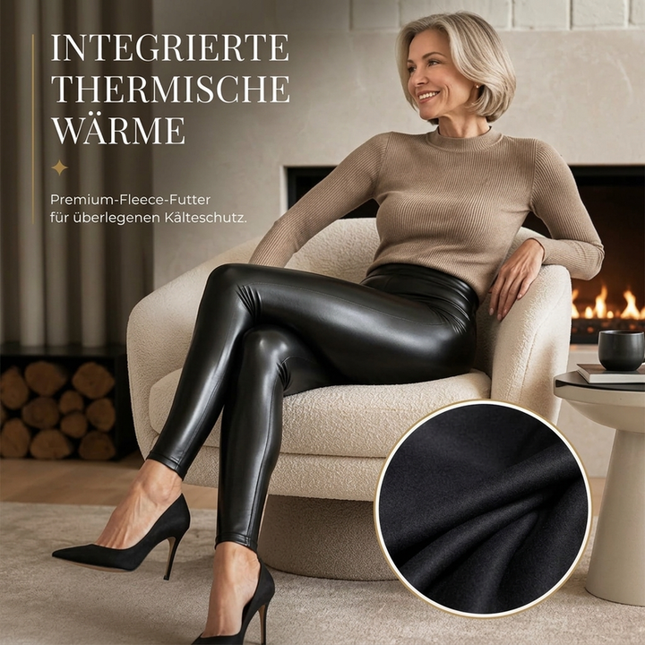 LederForm™ Hochgeschnittene PU-Leggings für Damen