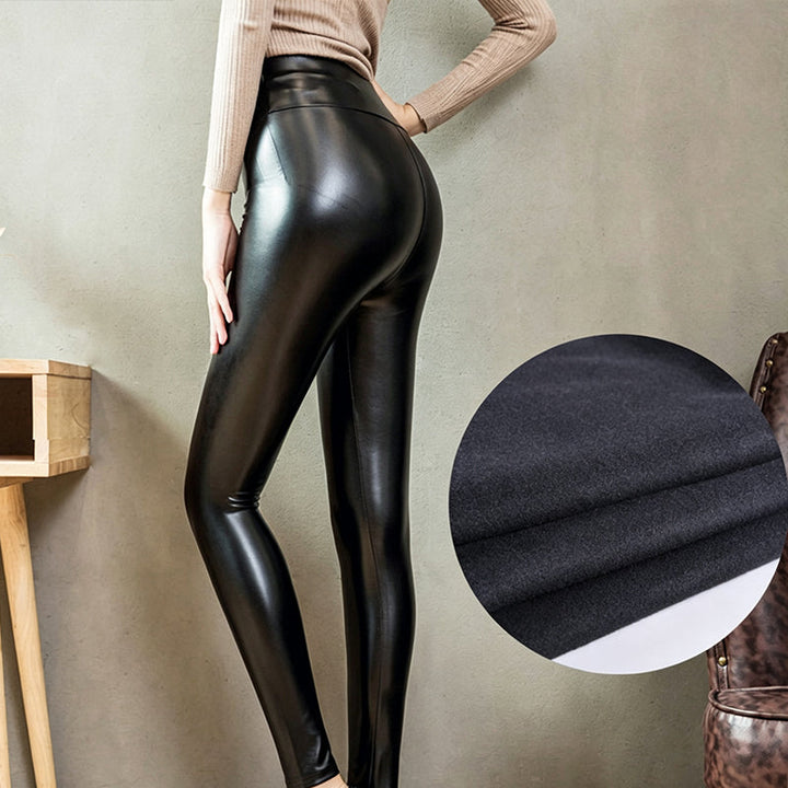 LederForm™ Hochgeschnittene PU-Leggings für Damen