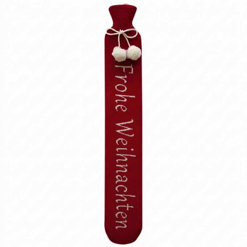WärmeBand™ Lange Wärmflasche mit weichem Bezug