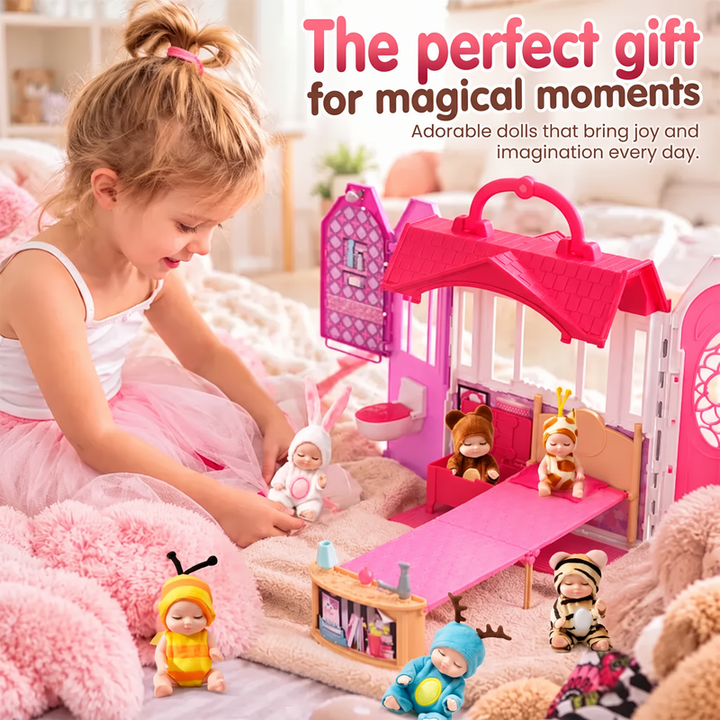 TraumPüppchen™ 6-teiliges Mini-Schlafpuppen-Set