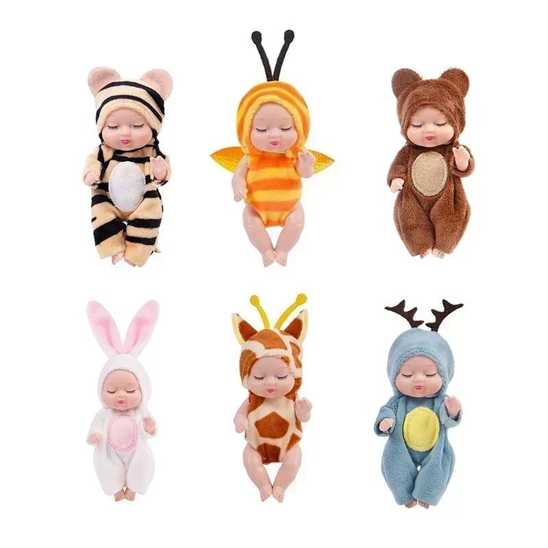 TraumPüppchen™ 6-teiliges Mini-Schlafpuppen-Set
