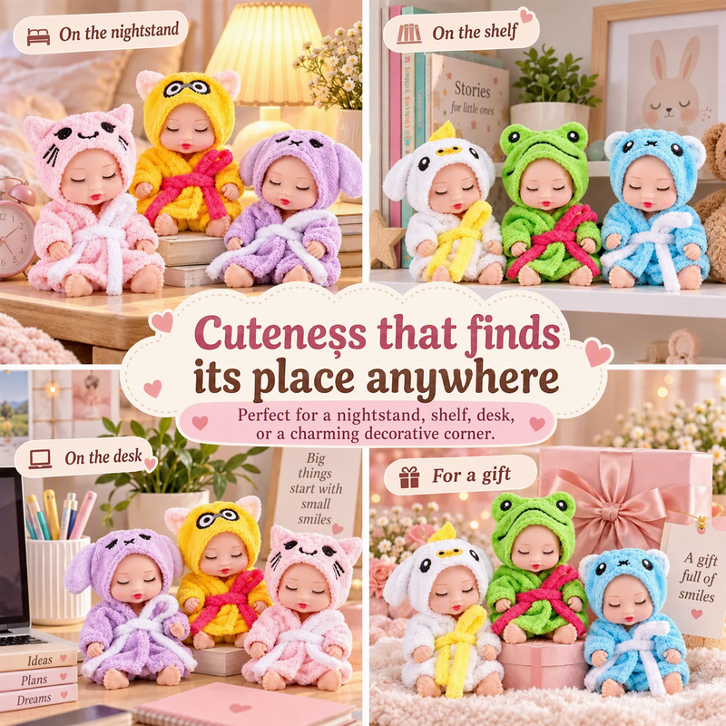 TraumPüppchen™ 6-teiliges Mini-Schlafpuppen-Set