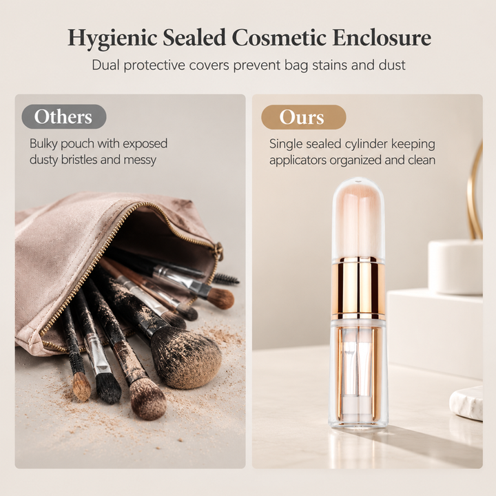 CosmeKapsel™ 5-in-1 Reiseluft Pinsel-Set