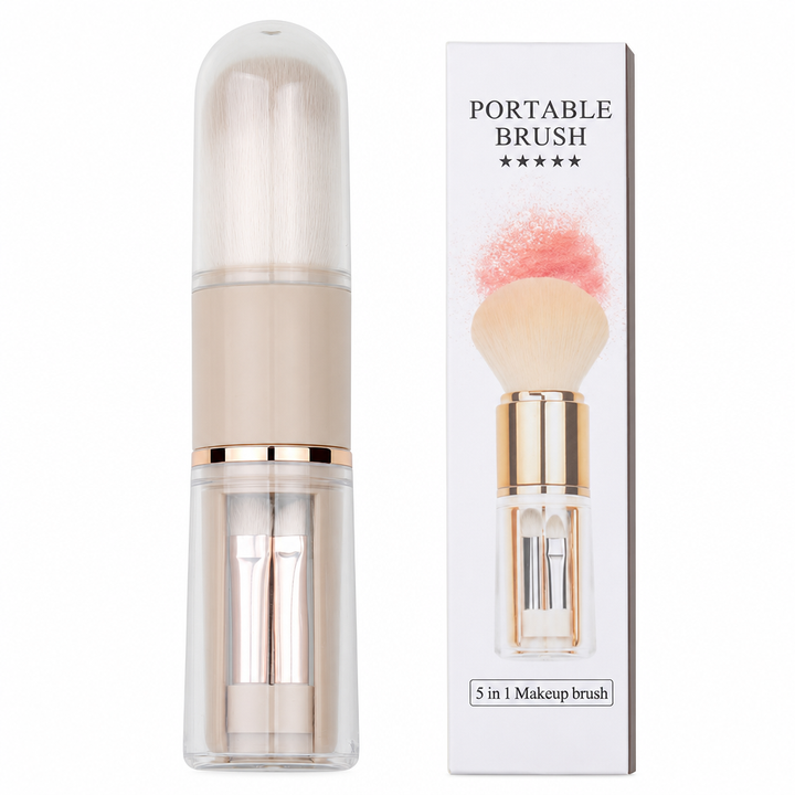 CosmeKapsel™ 5-in-1 Reiseluft Pinsel-Set