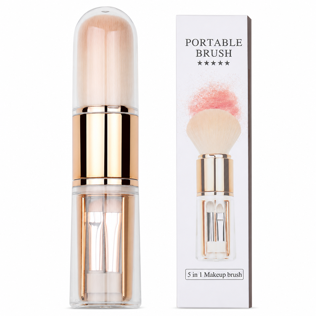 CosmeKapsel™ 5-in-1 Reiseluft Pinsel-Set