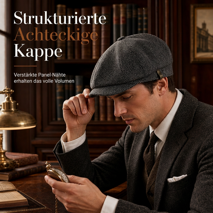 TweedCap™ Britische Schiebermütze