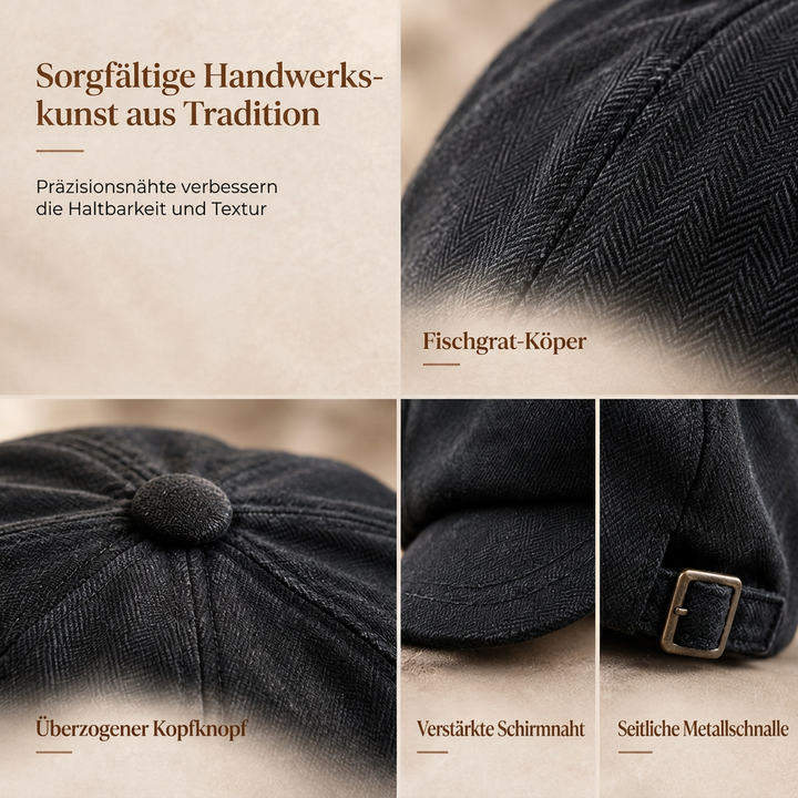 TweedCap™ Britische Schiebermütze