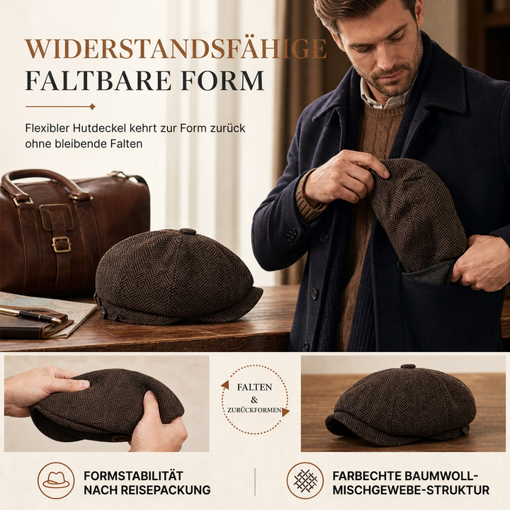 TweedCap™ Britische Schiebermütze