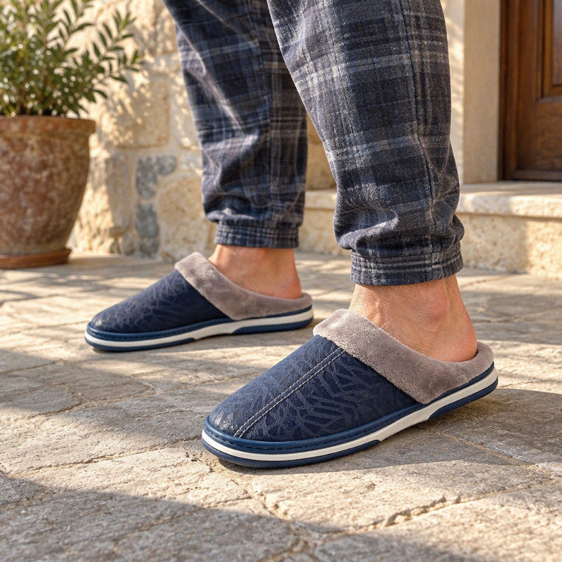 SolaStep™ Wasserdichte Herren Winter-Hausschuhe