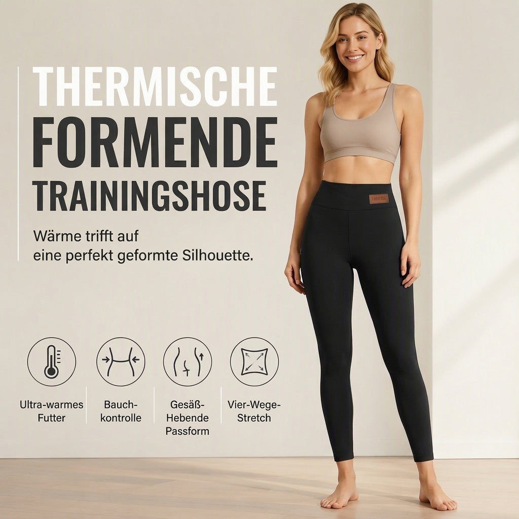 ThermoForm™ Figurformende Thermo-Leggings mit hohem Bund