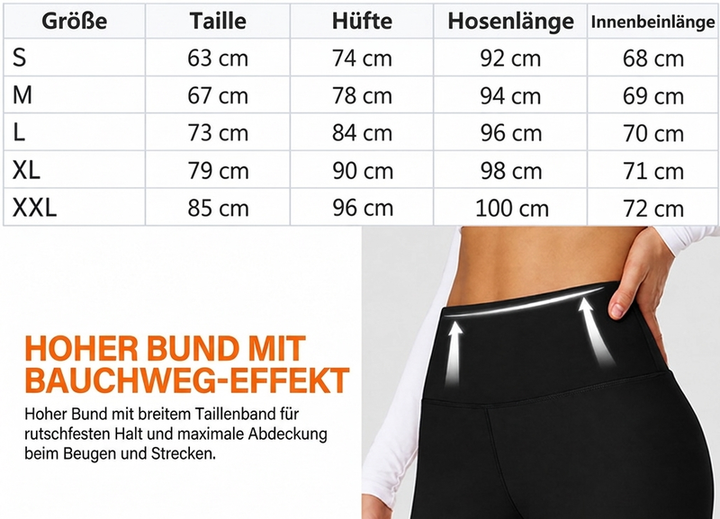 ThermoForm™ Figurformende Thermo-Leggings mit hohem Bund