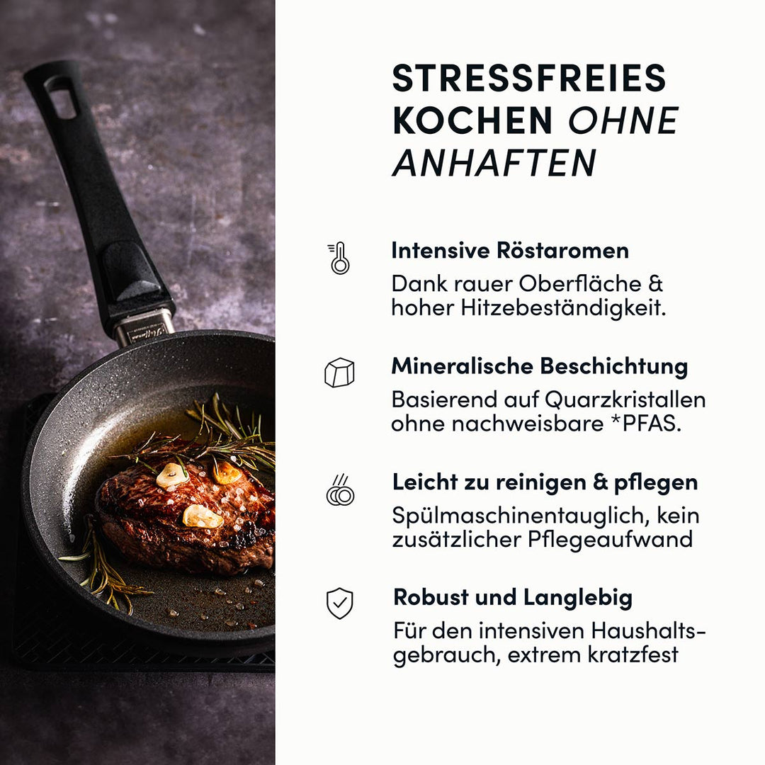 STONIQ PFAS-freie Bratpfanne für gleichmäßige perfekte Bratergebnisse