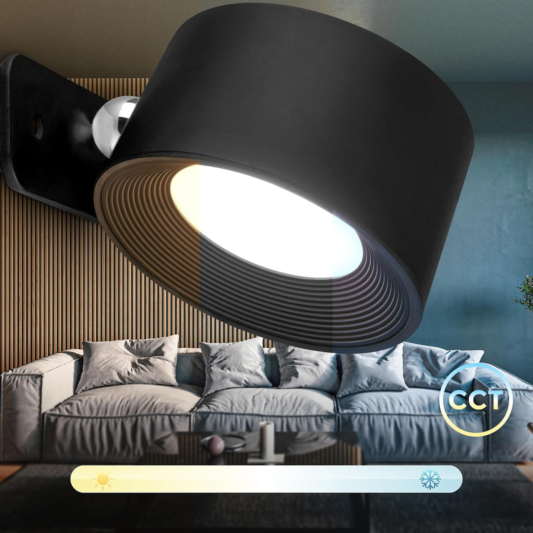 LED Lampe | Lampe mit Bewegungsmelder | Kabellose Lampe | Strahl360