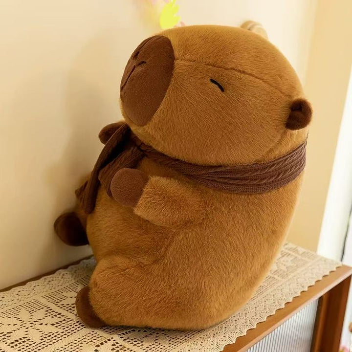 Süßes Capybara Kuscheltier | Plüschtier für Babys, Kinder und Erwachsene | KuschelCapy