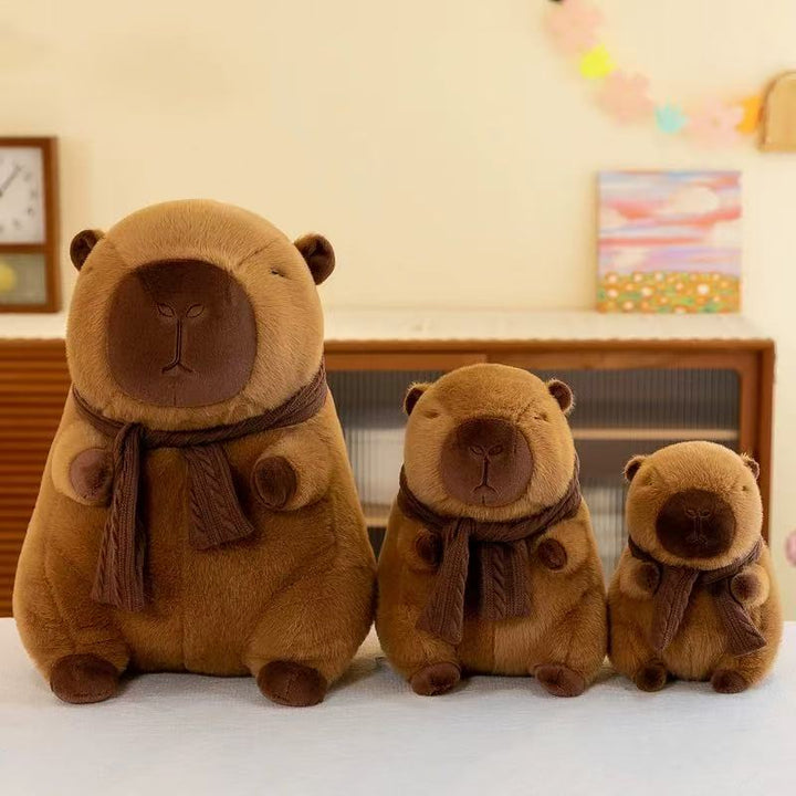 Süßes Capybara Kuscheltier | Plüschtier für Babys, Kinder und Erwachsene | KuschelCapy
