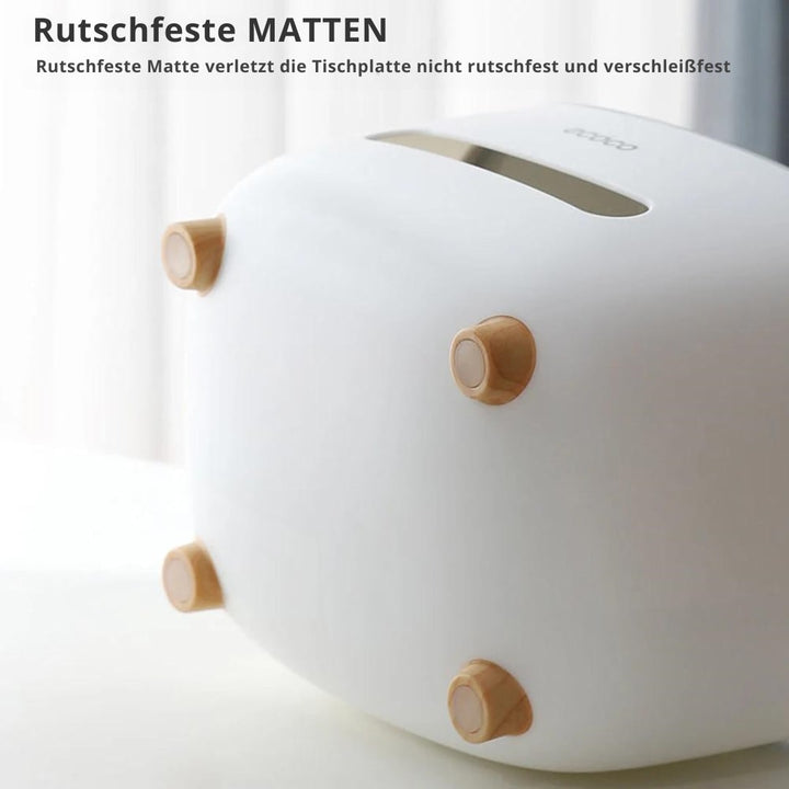 Aufbewahrungsbox | Taschentuchbox mit Deckel & Handyhalter | TidyBox