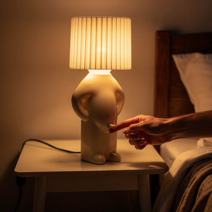 Humorvolle Tischlampe | LED Nachttischlampe | Schreibtischlampe | PeekaLume