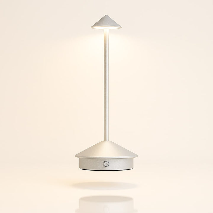 Tischleuchte mit Akku | Kabellose Tischlampe | Dimm­bare Lampe mit Touch | Lunelle