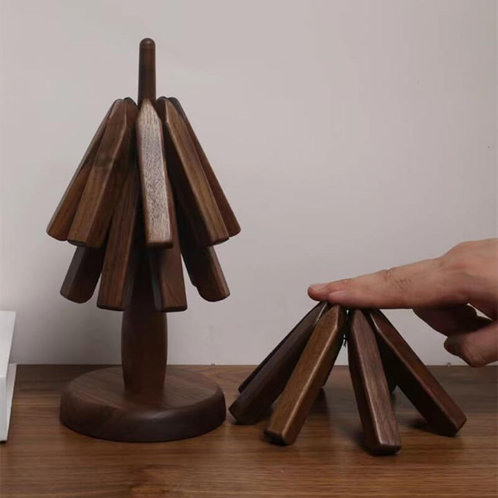 Topfuntersetzer aus Holz | Tischuntersetzer mit modernem Design | HolzKunst (3 Stück)