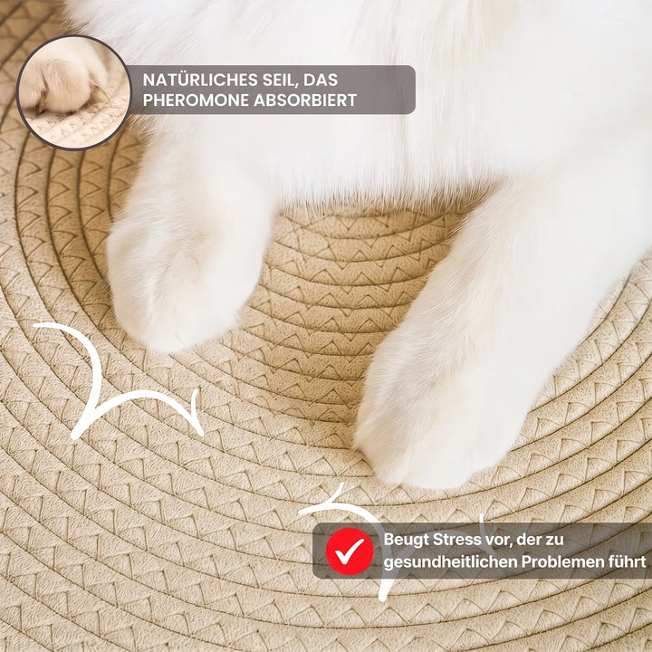 KatzenNest™ Geflochtener Seilkorb für Katzen