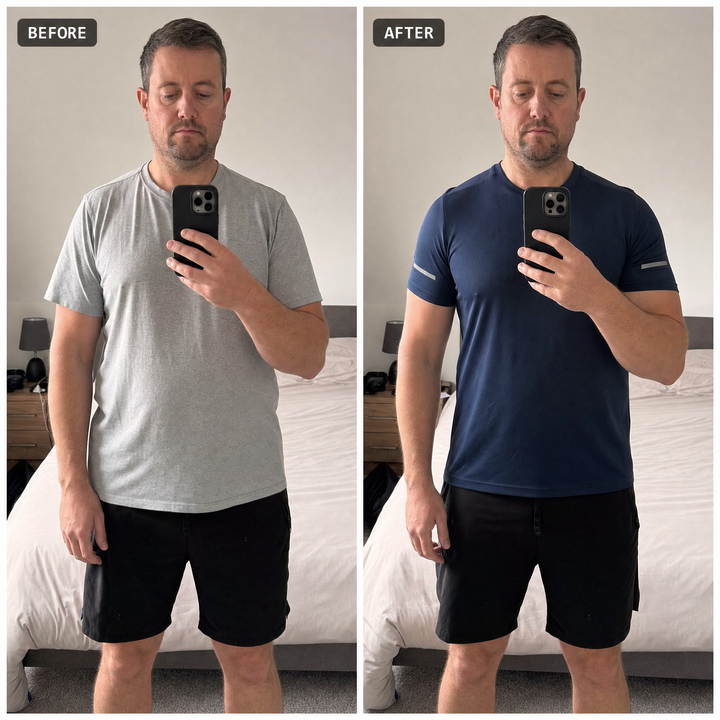 BodyForge™ – Figurbetontes Herren-Shirt mit Muskel-Effekt