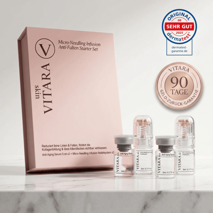 Anti-Falten-Starterset - VITARA Micro-Needling Infusion für zu Hause