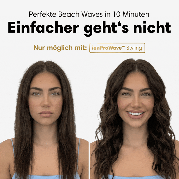 IonProWave™ zaubert langanhaltende Beach Waves ohne Frizz