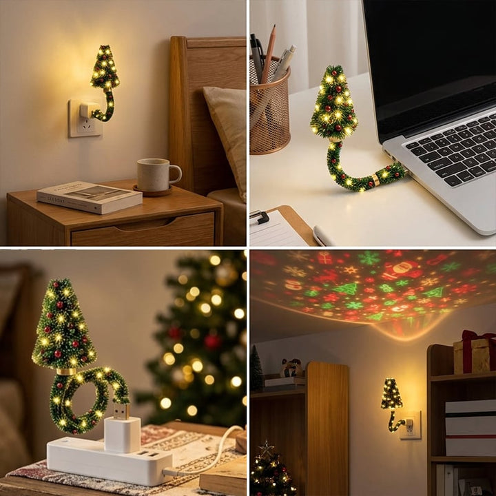 WeihnachtsGlanz™ USB-Weihnachts-Projektor