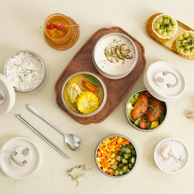 Thermo Lunchdose | Thermobehälter für Essen | WarmBox