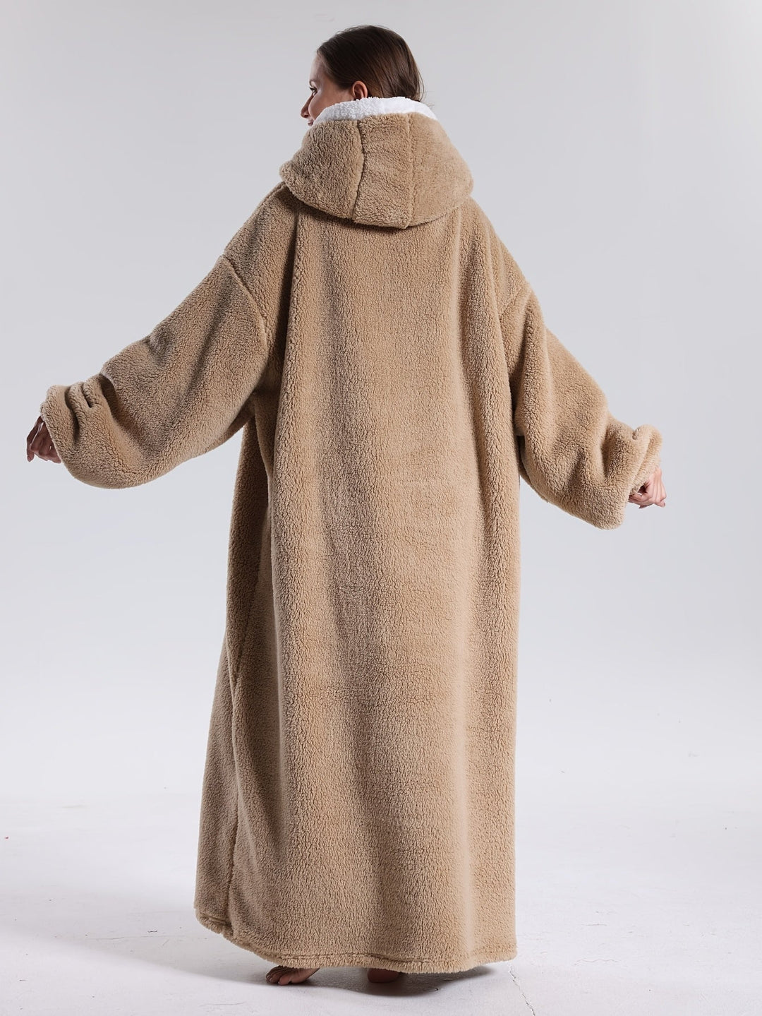 Hoodie Decke | Decke mit Ärmeln | Tragbarer Decken Pullover | WärmeHood