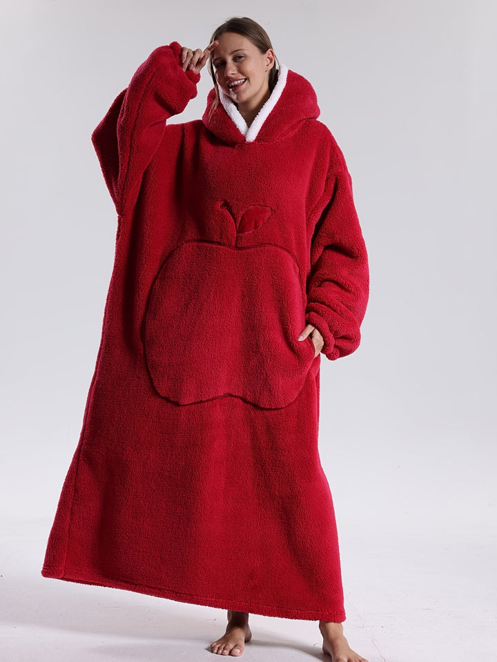 Hoodie Decke | Decke mit Ärmeln | Tragbarer Decken Pullover | WärmeHood