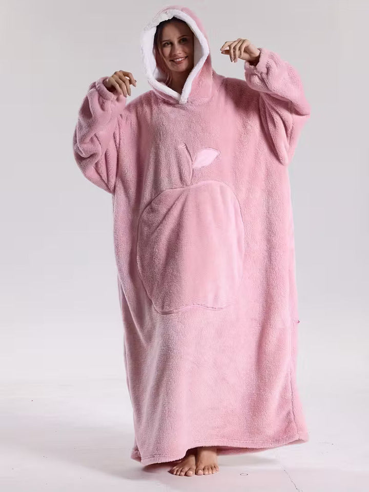 Hoodie Decke | Decke mit Ärmeln | Tragbarer Decken Pullover | WärmeHood