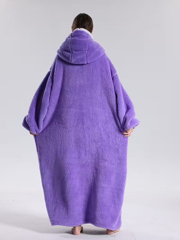 Hoodie Decke | Decke mit Ärmeln | Tragbarer Decken Pullover | WärmeHood