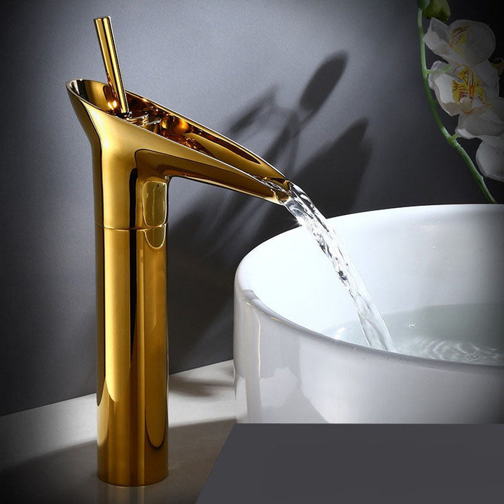 Wasserhahn für Küche & Badezimmer | Wasserfall Waschtischarmatur | Antike Spültischarmatur | Armaturix