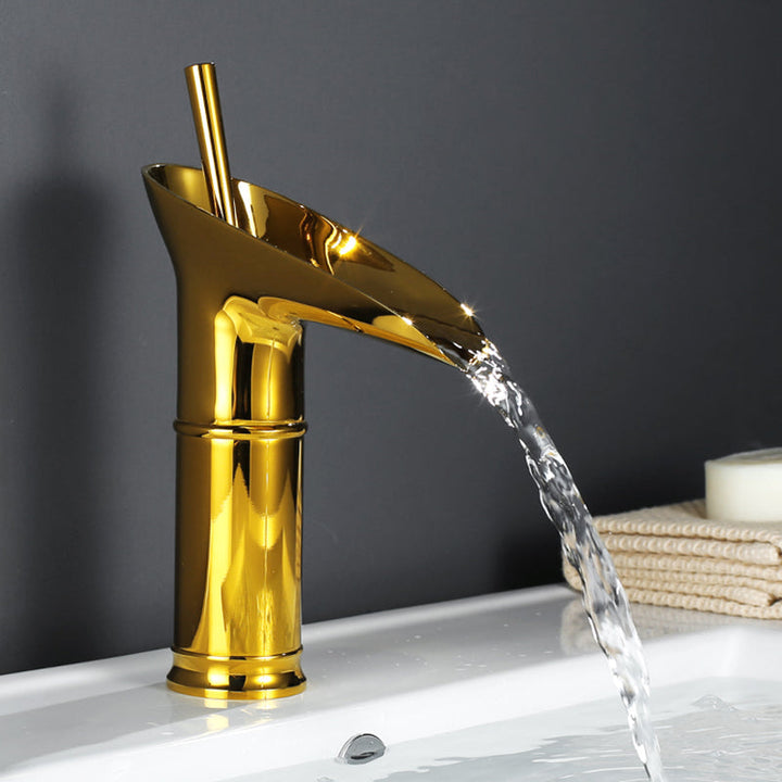 Wasserhahn für Küche & Badezimmer | Wasserfall Waschtischarmatur | Antike Spültischarmatur | Armaturix