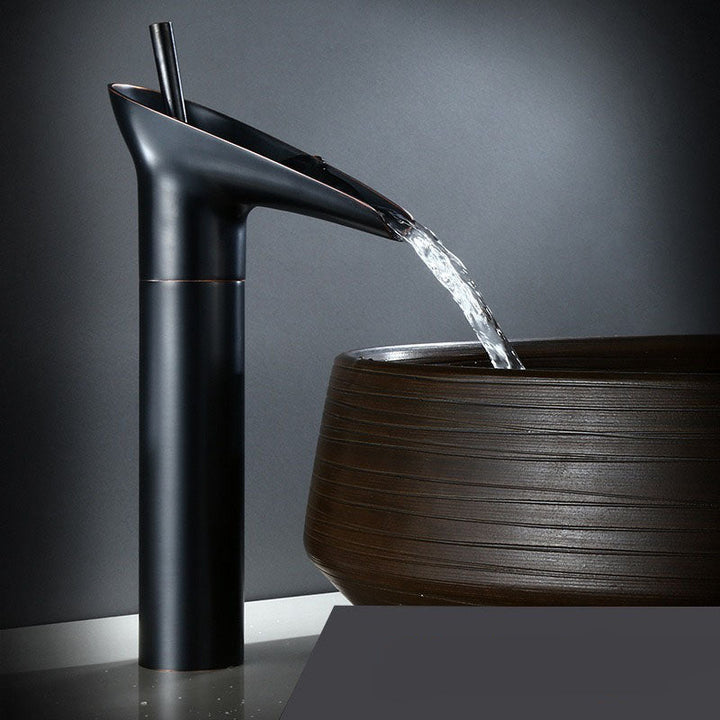 Wasserhahn für Küche & Badezimmer | Wasserfall Waschtischarmatur | Antike Spültischarmatur | Armaturix