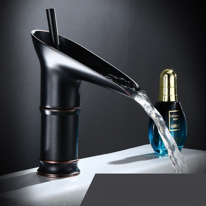 Wasserhahn für Küche & Badezimmer | Wasserfall Waschtischarmatur | Antike Spültischarmatur | Armaturix