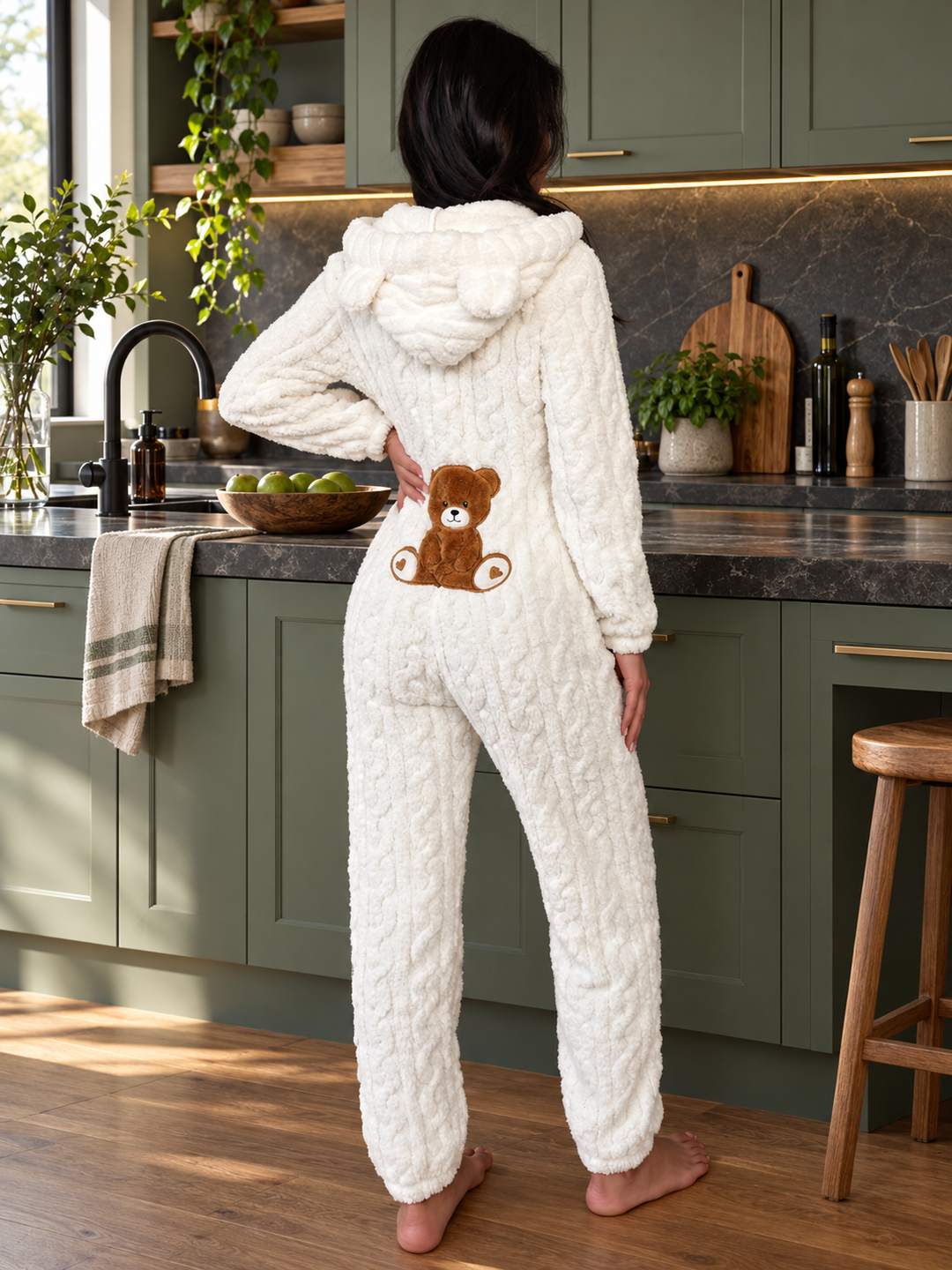 KuschelBär™ Flauschige Damen-Nachtwäsche für gemütliche Stunden