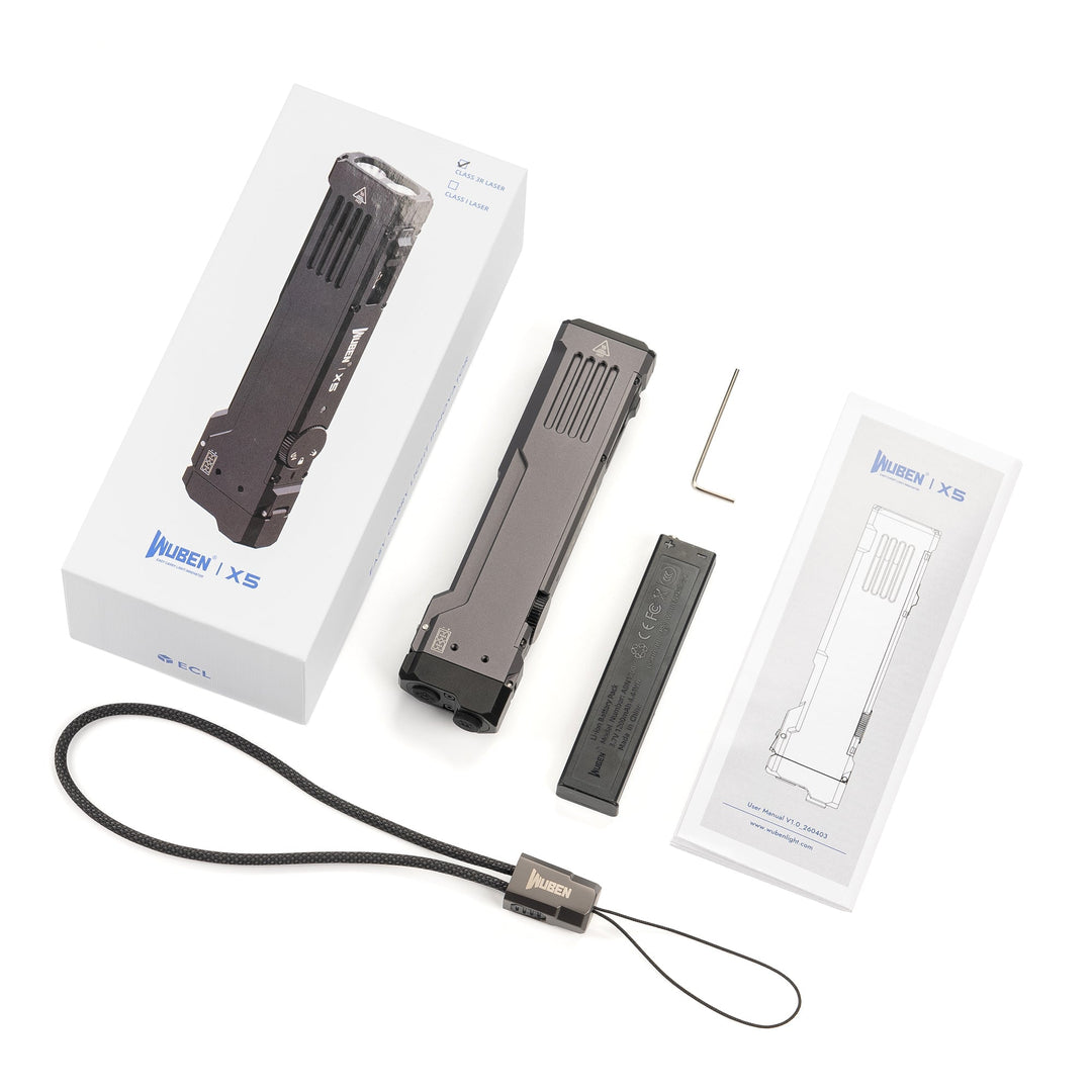 WUBEN X5 3-in-1 1300 Lumen Kompakte EDC-Taschenlampe