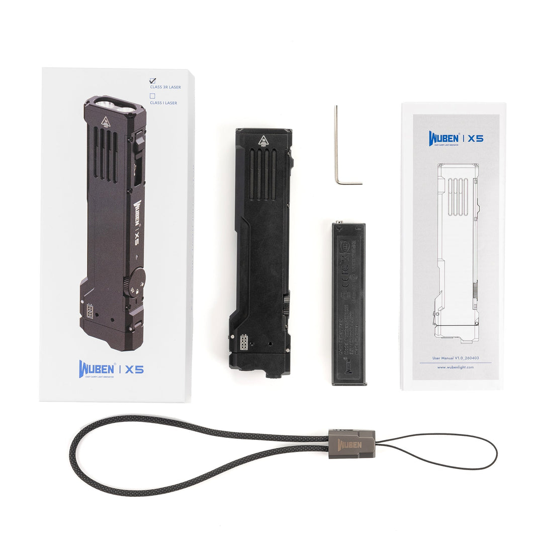WUBEN X5 3-in-1 1300 Lumen Kompakte EDC-Taschenlampe