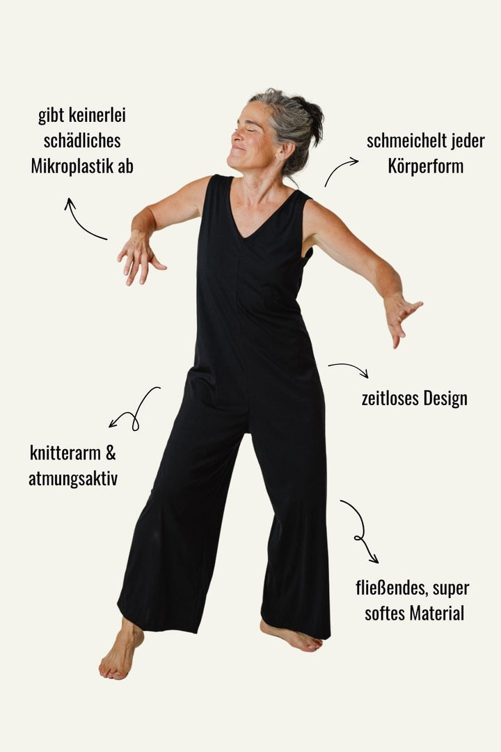 Yoga-Jumpsuit für eine vorteilhafte Passform und Bewegungsfreiheit im Alltag